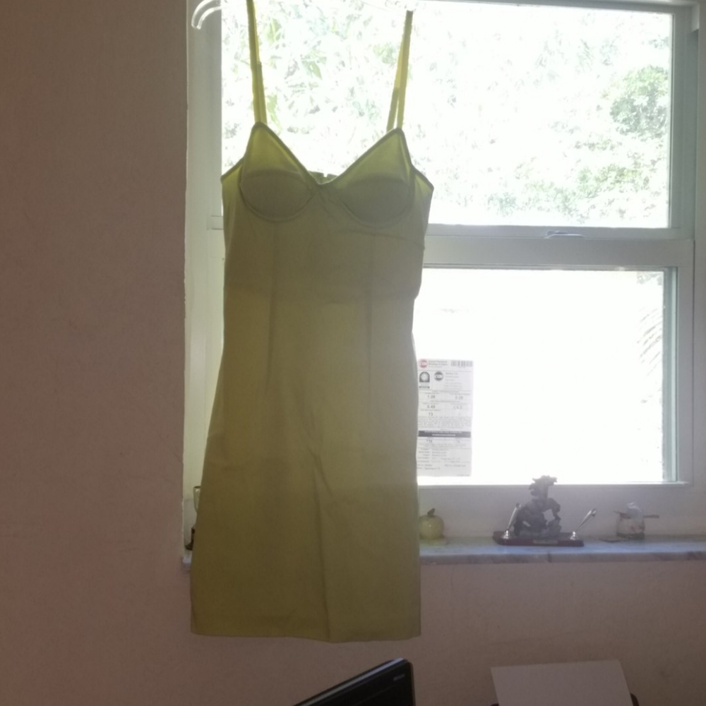 Spring Green Mini Dress